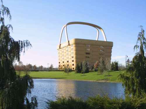 Longaberager corporate Headquarters is a picnic basket.